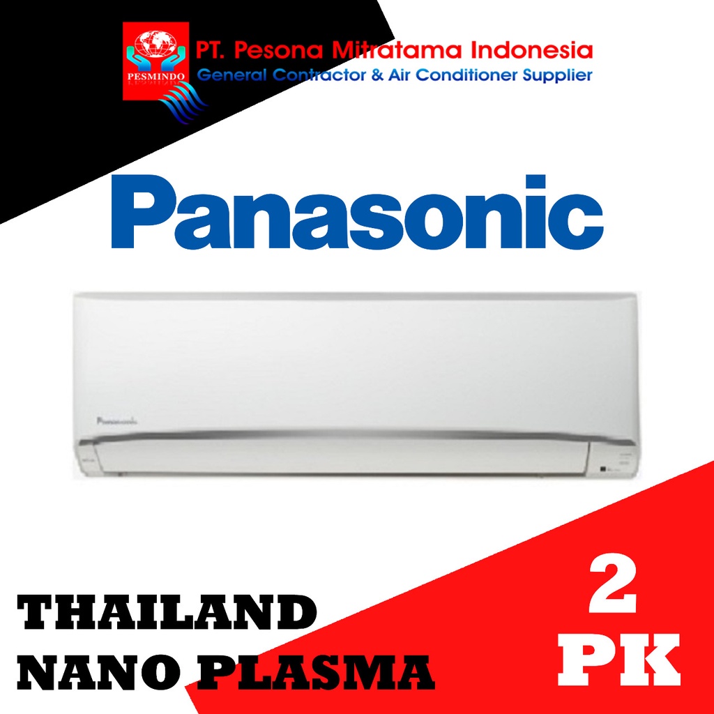 AC PANASONIC 2 PK SPLIT NANO PLASMA CS/CU-PN18WKJ