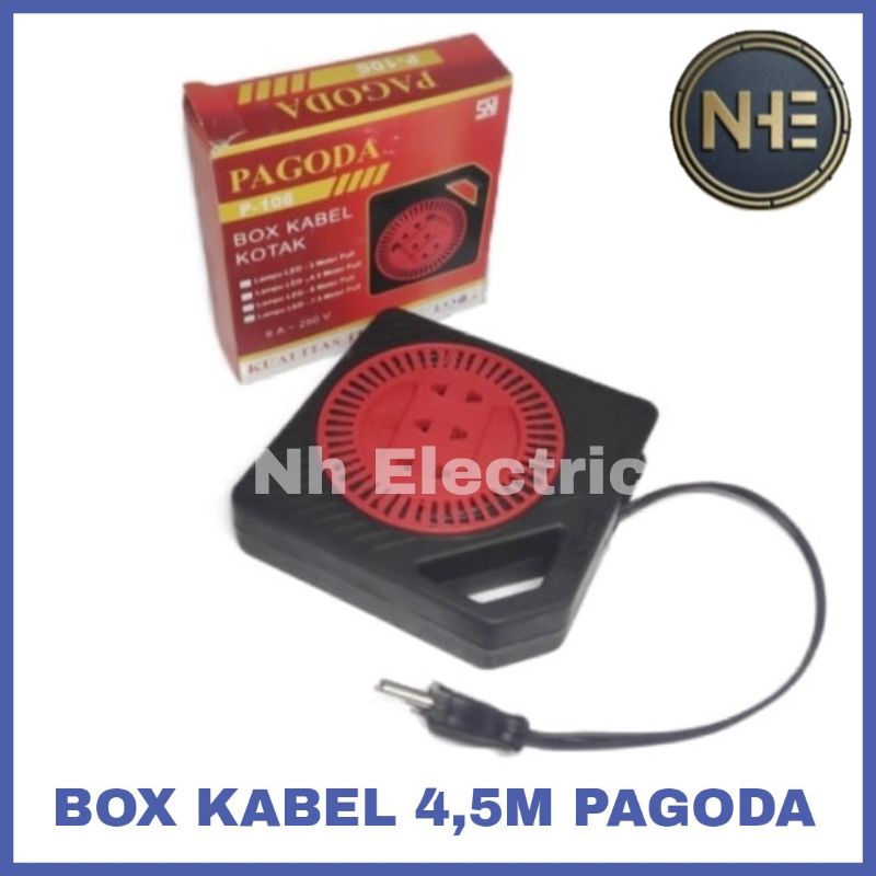 Box Kabel 4.5 Meter Pagoda - Roll Kabel 4.5 Mtr Pagoda - Box Kabel 4.5 M Kotak Pagoda