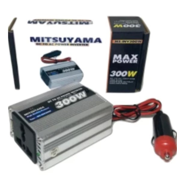 Power Inverter Mitsuyama 300 Watt Ms300 Mengubah Arus Dc Menjadi Ac