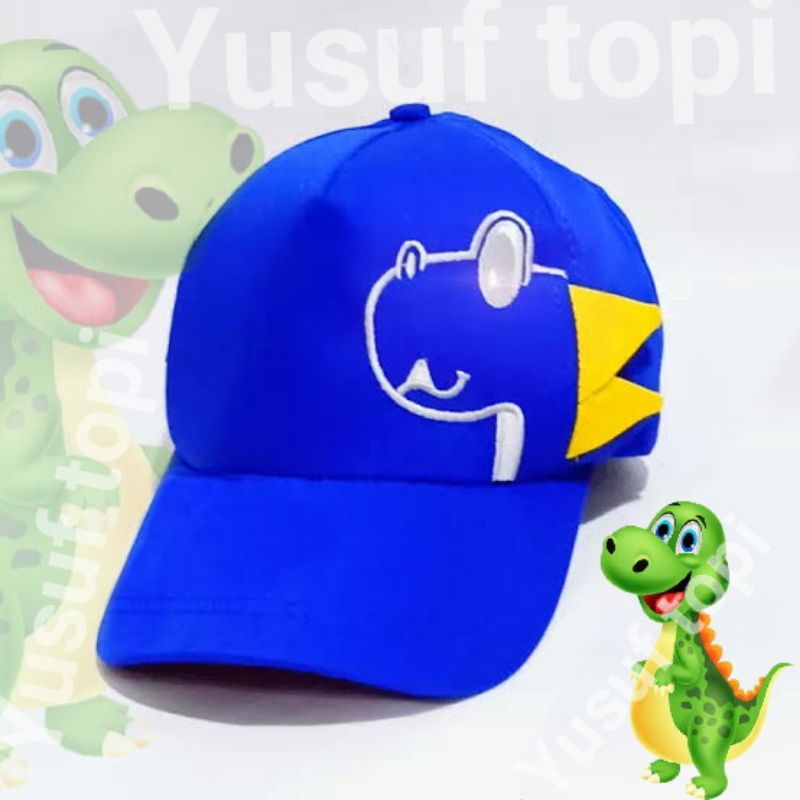 Topi Anak Dino Saurus Laki-Laki Perempuan Bisa Reques Nama-2