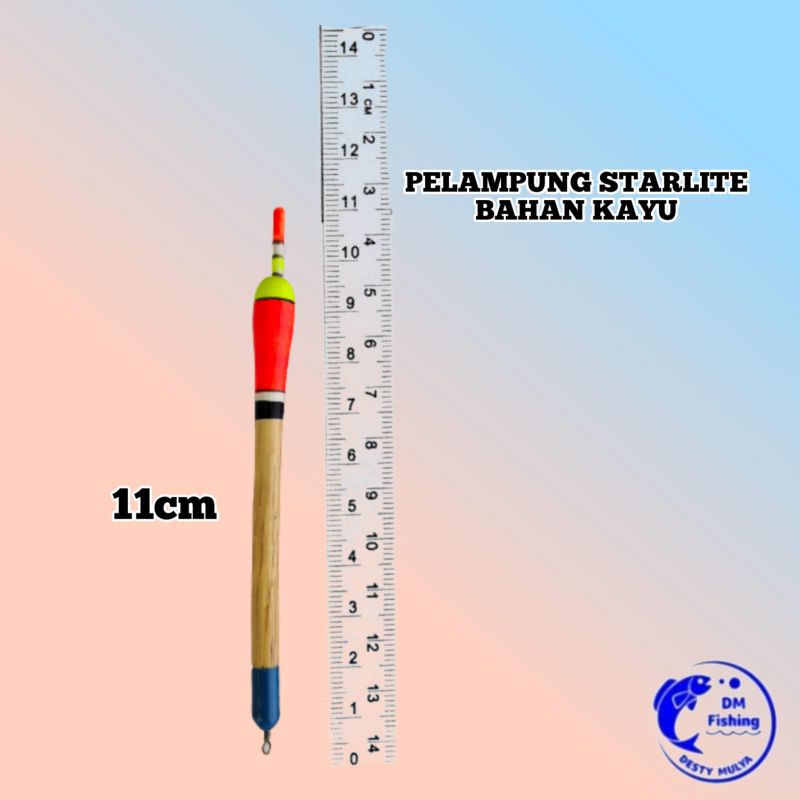 PELAMPUNG STARLITE KAYU 11CM