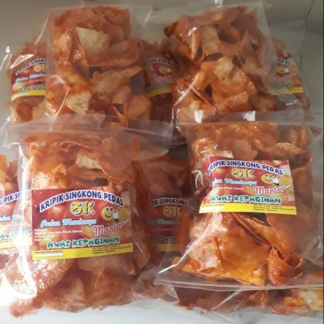 

Kripik Singkong Pedas SK / Pedas Manis / Keripik Singkong Balado