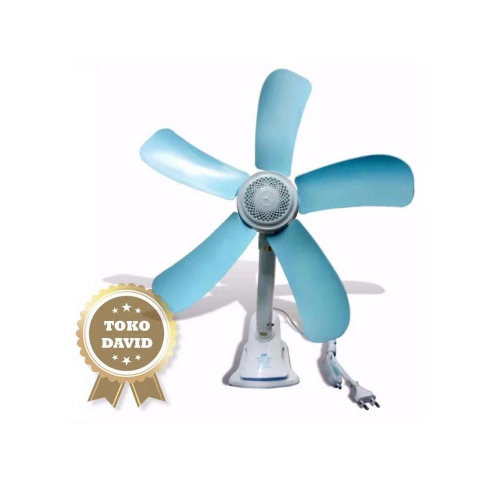 Kipas Angin 5 Baling Baling Jepit 15W Mini Fan NG-590J - random colour