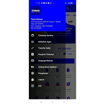 Aplikasi Agen Pulsa