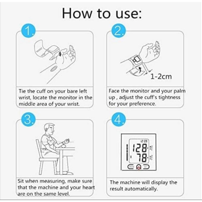 Tensimeter Digital Pergelangan Tangan DR CARE HL 158