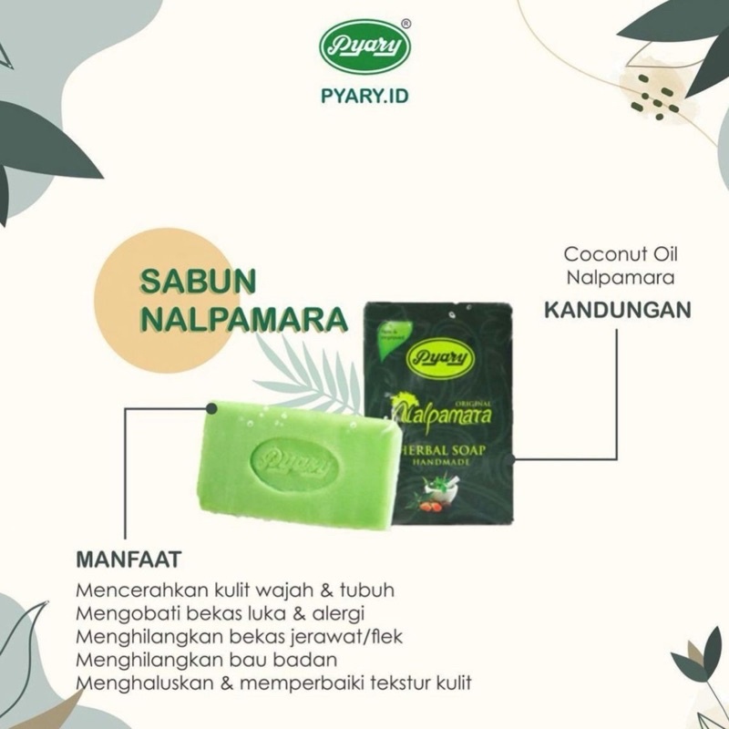 Pyary Nalpamara Herbal Soap - Sabun Arab