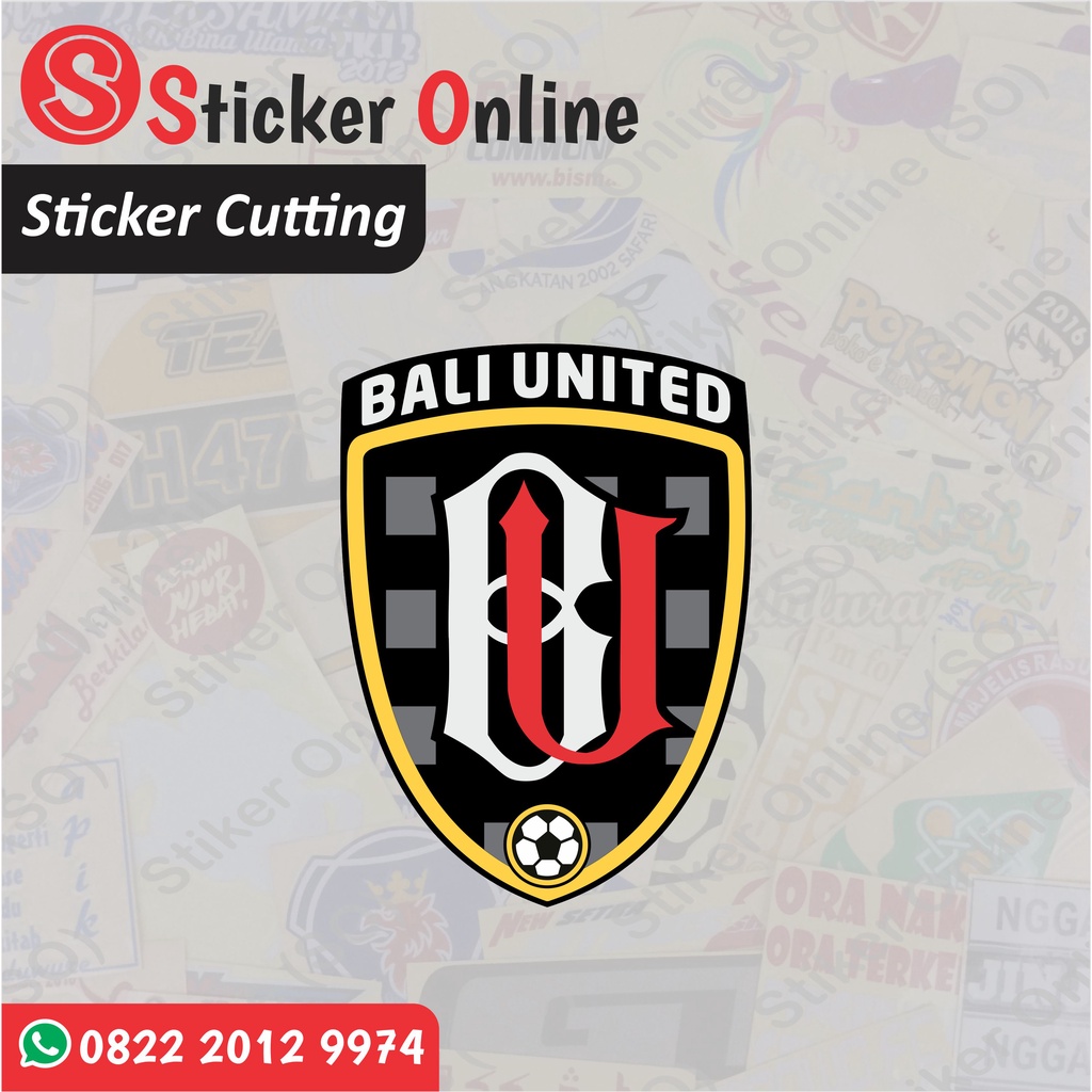 Stiker BALI United | Cutting Sticker BALI United