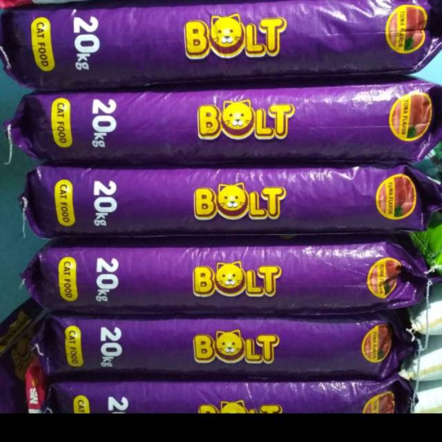 MAKANAN KUCING BOLT 20KG /BOLT 20KG GOSEND