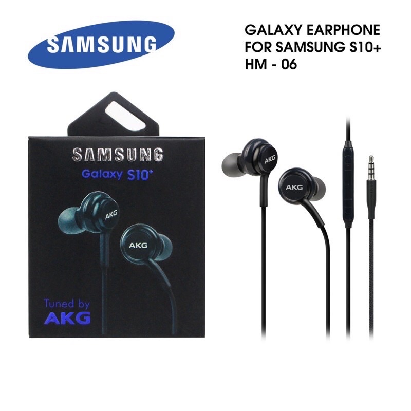 Handsfree Samsung S10+ S8 S10 AKG IG955 Ada tombol volume Earphone Headset Suara superBASS