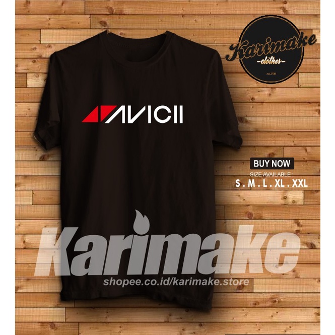 Kaos Baju EDM DJ Avicii Kaos Musik