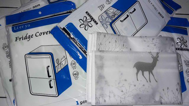 Taplak Kulkas Waterproof Refrigerator Cover Penutup Lemari Es Anti Air