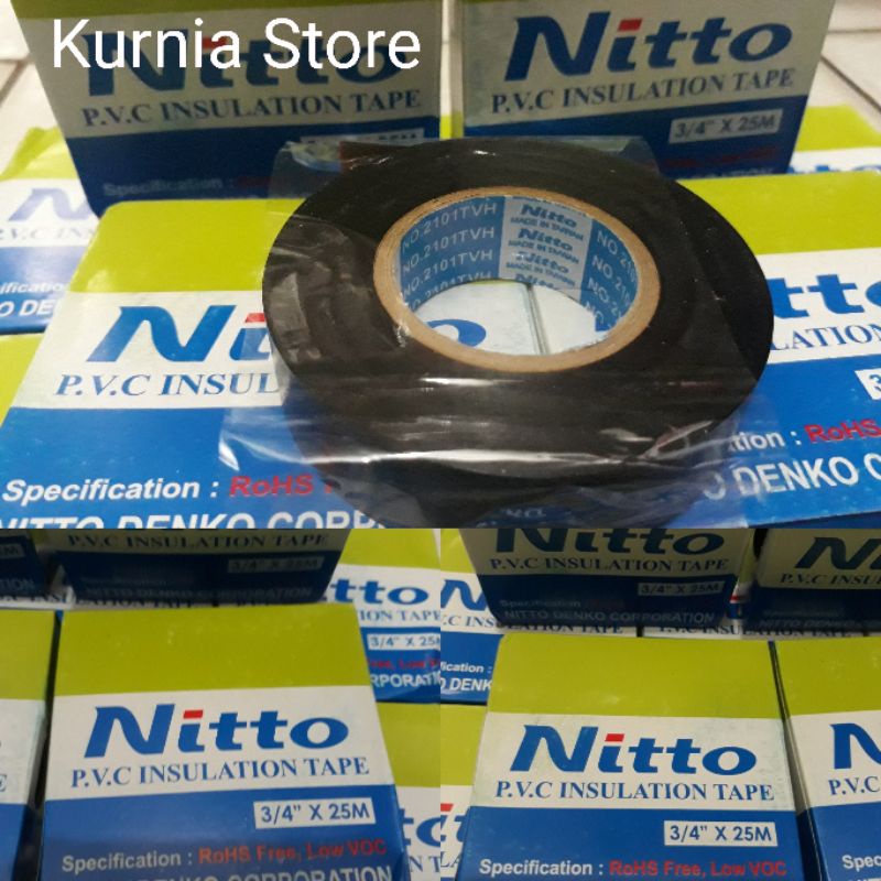 

isolasi nitto isolasi hitam insulation tape