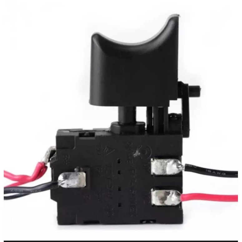 Saklar Switch Mesin Bor Baterai DC Cordless 12V 18V Lurus / Vertical Bisa Untuk Bor Bosch GSR / GSB 
