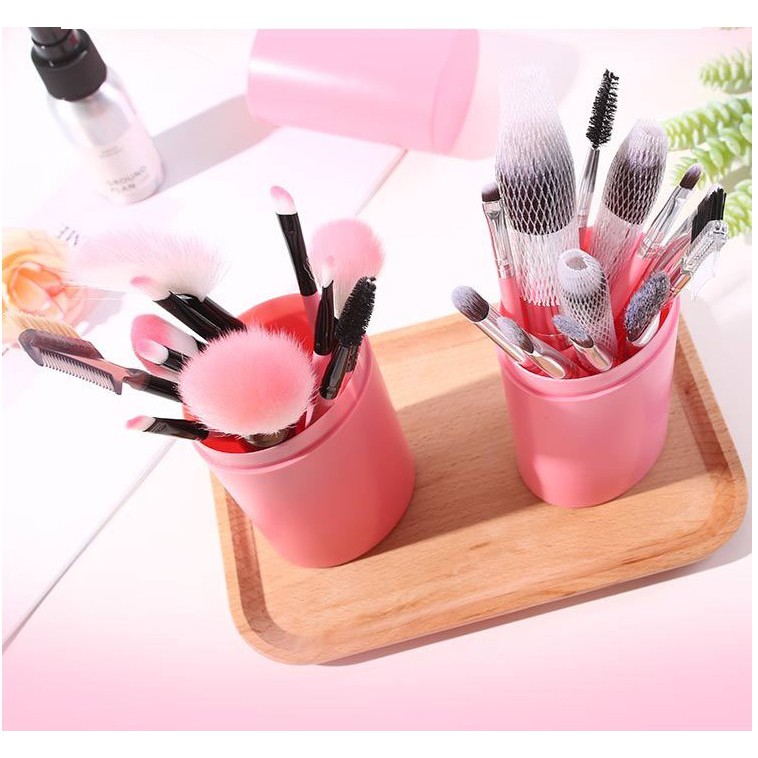 Adda Home - Alat Make Up Brush Set 12pcs Kuas Kosmetik