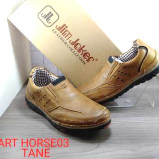  Sepatu  kulit jim  joker  horse 03 Shopee Indonesia