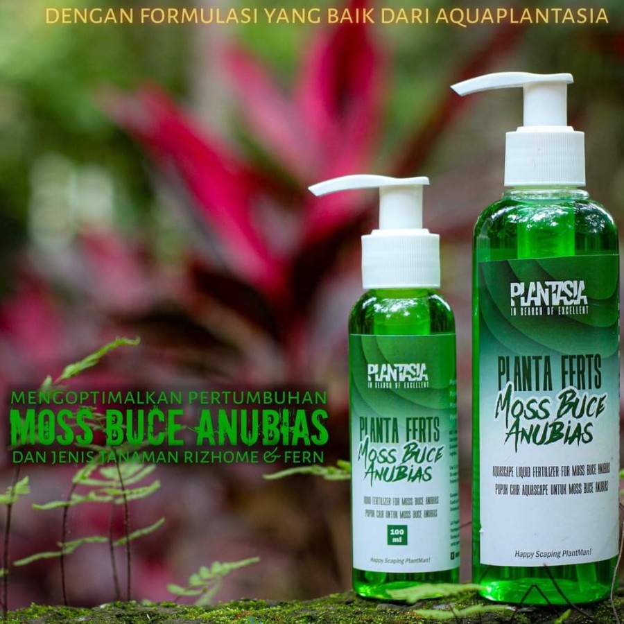 PLANTASIA PLANTA FERTS MOSS BUCE ANUBIAS 100ml PUPUK CAIR AQUASCAPE