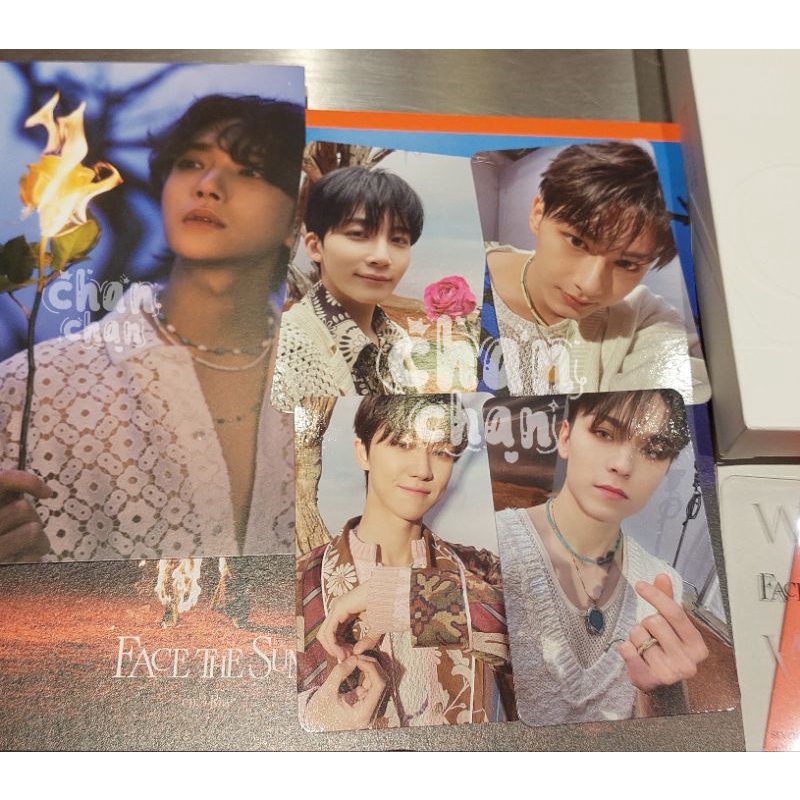 PC PHOTOCARD SEVENTEEN FACE THE SUN EP3 RAY VER. JEONGHAN bunga JOSHUA JUN THE8 VERNON WONWOO MINGYU