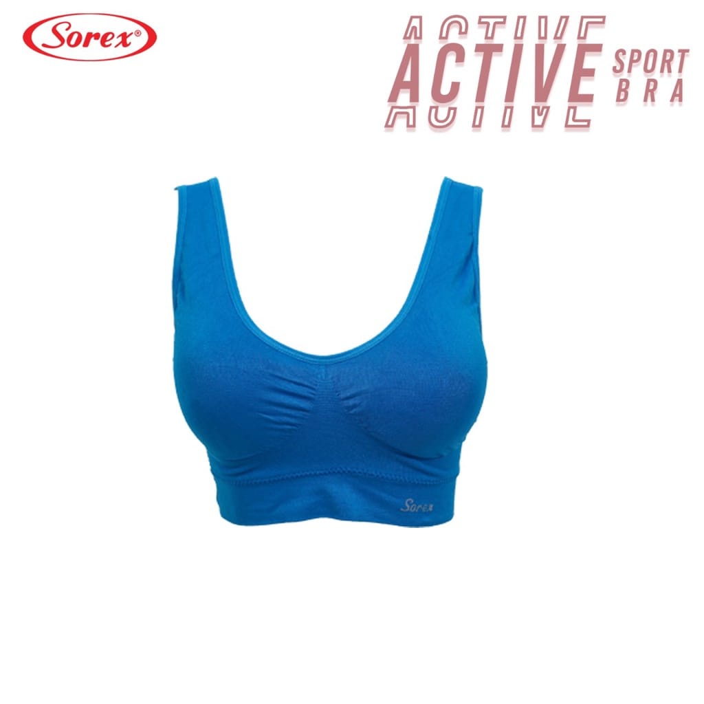 BH Sorex Bra Sport Polos Busa Tanpa Kawat size besar - Olahraga strecth Freesize Active sport bra BH SP 020 - Bisa COD / Bayar di tempat