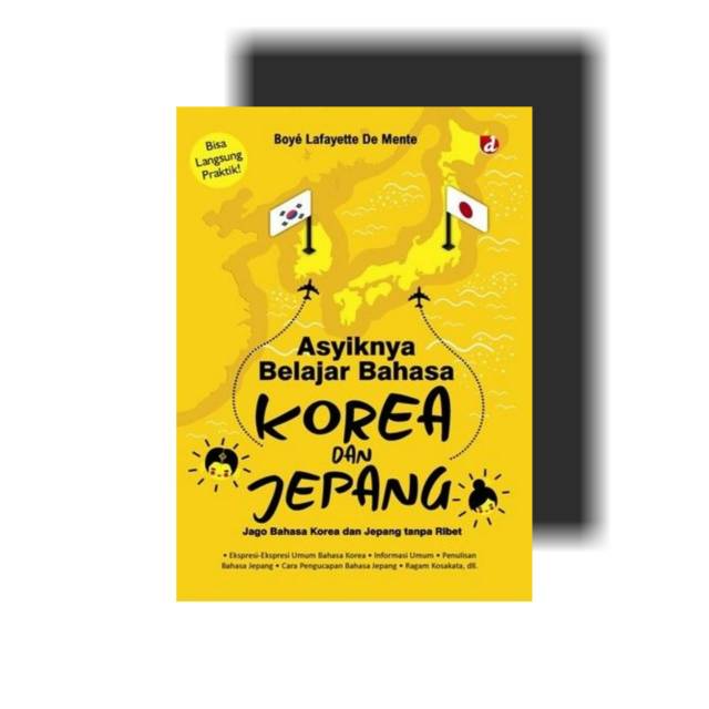 Buku asyiknya belajar bahasa korea dan jepang