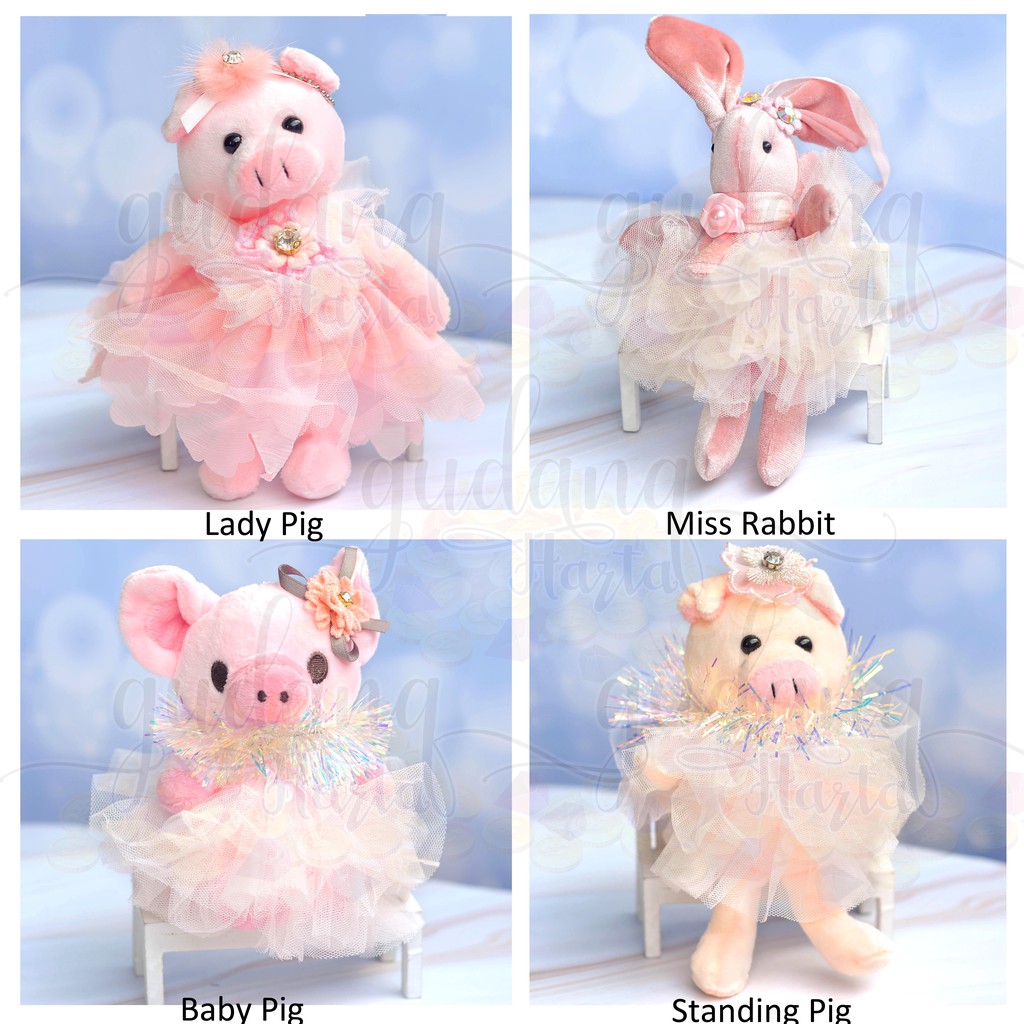 Gantungan Tas Babi Lucu Pig Keychain Gantungan Kunci Lucu GH 302170