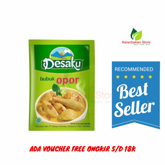 

desaku bubuk opor sachet 12,5gr