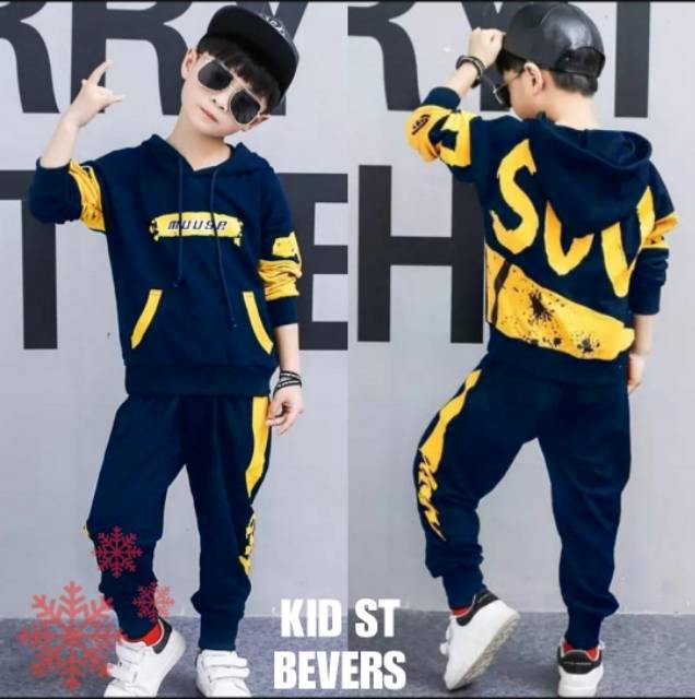 Sv stelan KID BEVERS stelan baju anak bevers baju anak laki