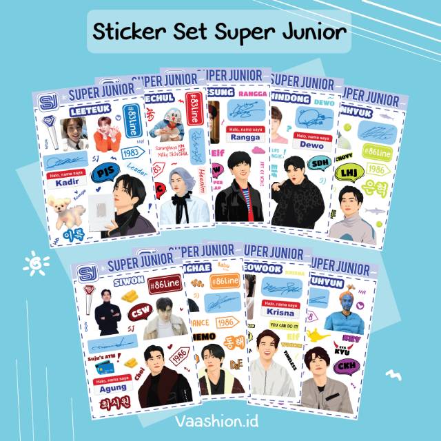 

Sticker Set Super Junior