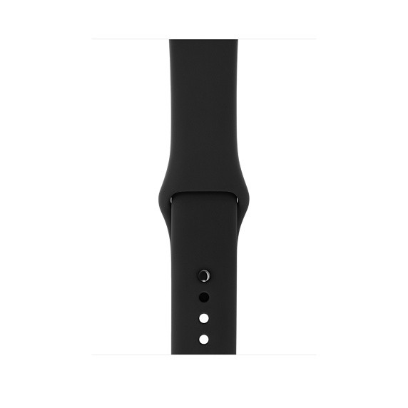 Tali Jam iwatch Apple Watch Sport Silicone Rubber Black Band Series 1 2 3 4 5  38mm 40mm