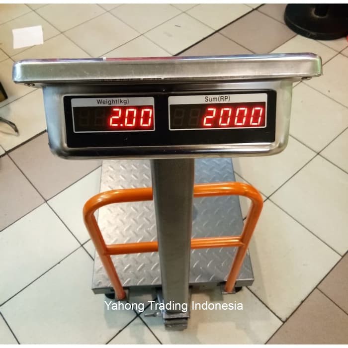 Timbangan Barang Digital 600kg Akurasi 0.1kg / Timbangan Duduk Bench Scale
