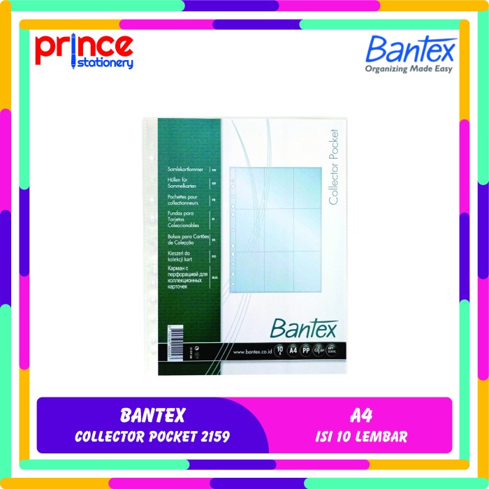 

READY BANTEX COLLECTOR POCKET A4 2159 ISI 10 LEMBAR TERMURAH