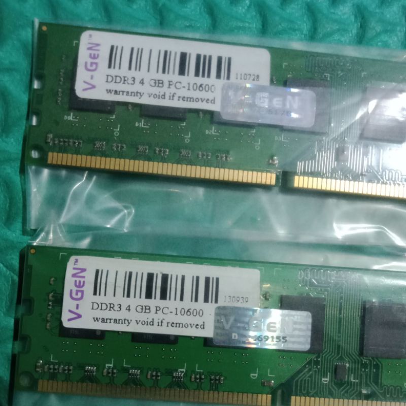 RAM VGen 4GB/DDR3 PC 10600