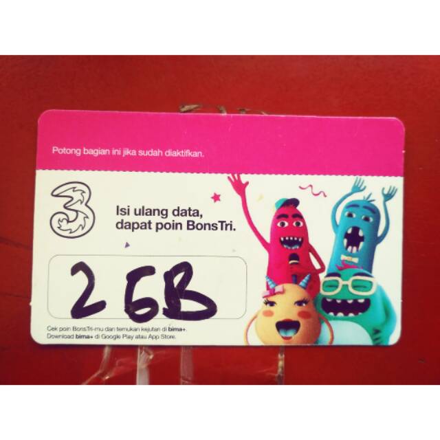 Voucher Tri AON 2 GB