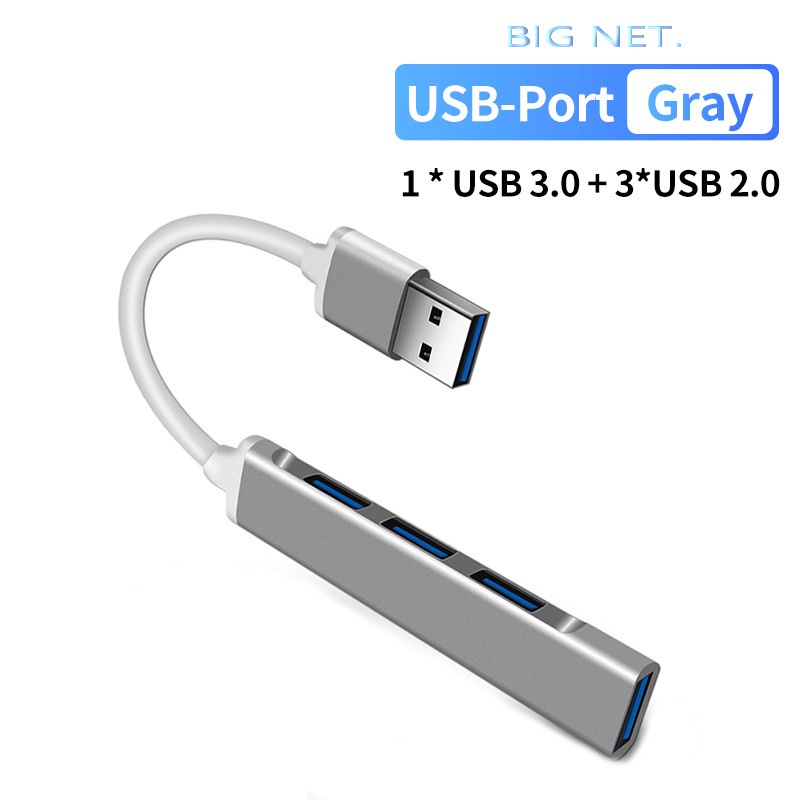 USB 3.0 HUB 4PORT aluminium