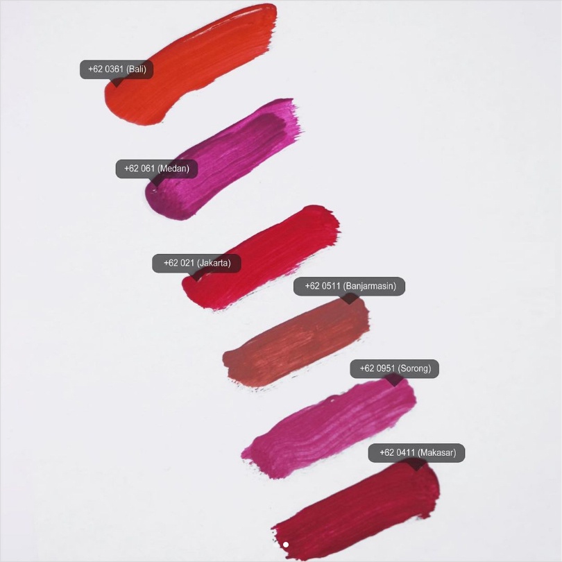 Madame Gie Lip Matte +62 - Make Up Lipstick | Lip Cream