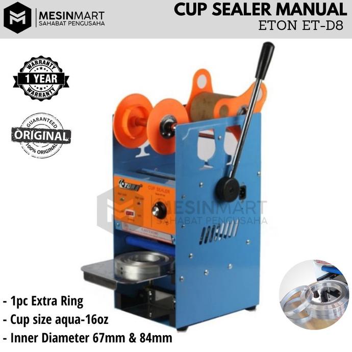 Cup Sealer Mesin Press Gelas ET-D8