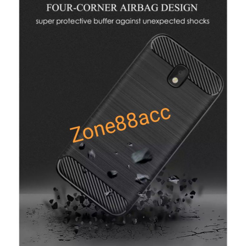 Silicon Case SAMSUNG J5 Pro J530 2017 Softcase iPAKY Carbon Casing Cover TPU