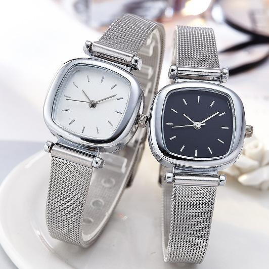 ✅COD [BBS] Jam Tangan Wanita Analog Tali Besi Stainless Steel Gaya Korea Wanita Import Premium