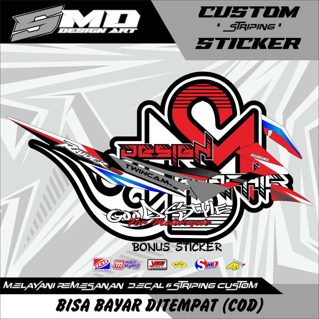 STRIPING VARIASI SATRIA FU FACELIFT TYPE S