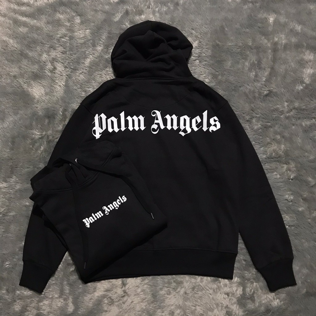 JAKET HOODIE PALM ANGELS FONT BASIC HIGH MIRROR PREMIUM QUALITY TERLARIS