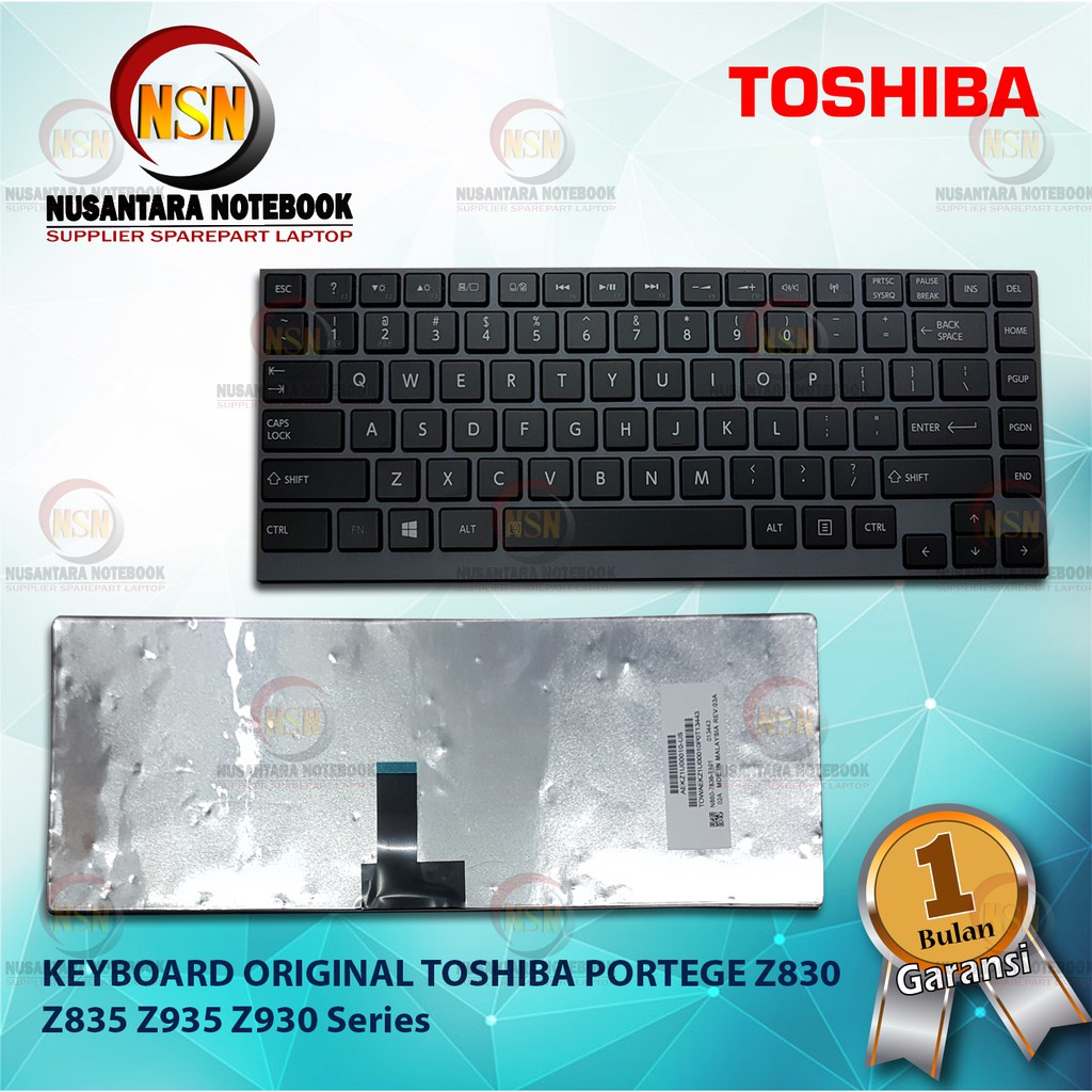 Keyboard Original Toshiba Portege Z830 Z835 Z935 Z930 Series U900 U800