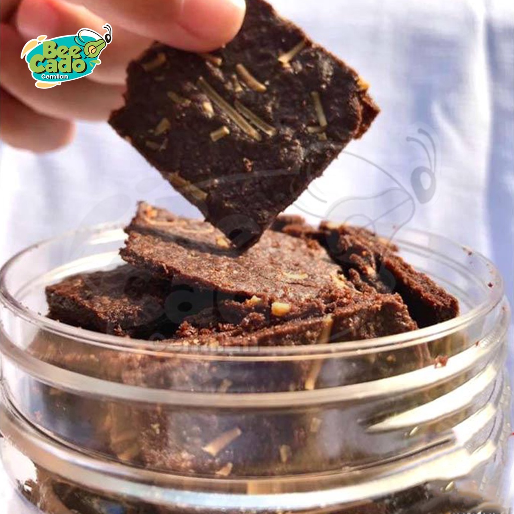 

BROWNIES KEJU KUE KERING CRISPY 75 GR SNACK MURAH