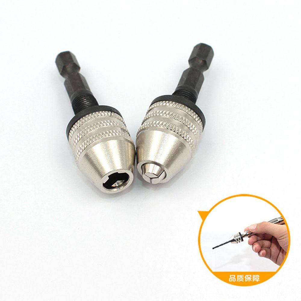 [Elegan] Chuck Bor Tanpa Kunci New Rotary Tools 6mm Adapter Converter