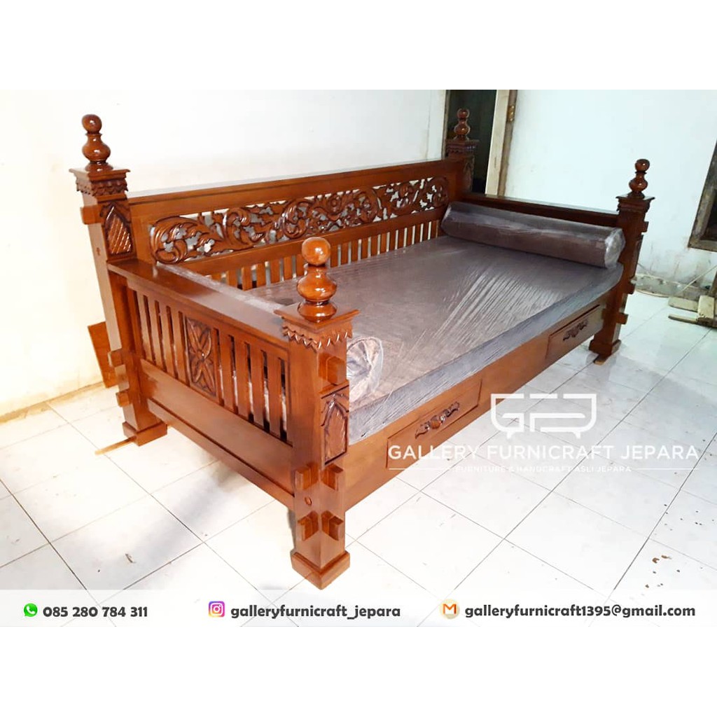 Bale bale Rahwana Minimalis 200x100 Jati Grade A