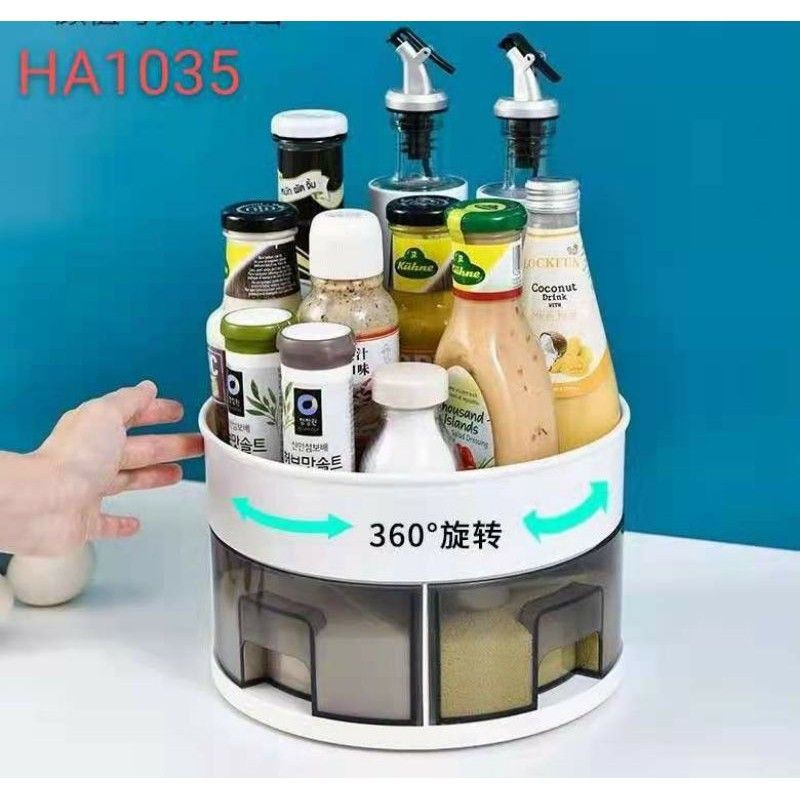 TEMPAT BUMBU PUTAR 360° / TEMPAT BUMBU PORTABLE