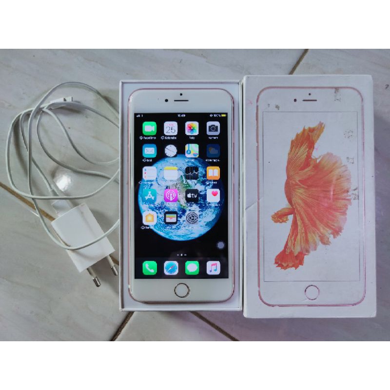 iphone 6splus 16gb rose gold second