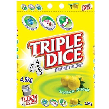 Detergent Triple Dice 4.5kg Lemon Burst