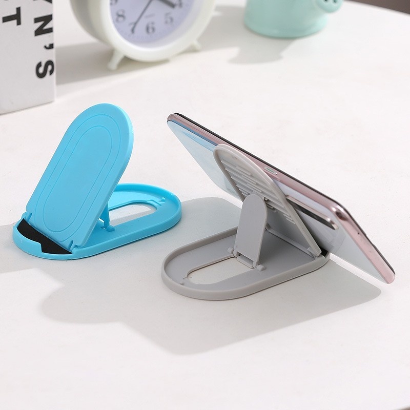 Stand Holder Hp / Tablet Universal Mini Portable Bisa Dilipat Bahan Plastik Pp Untuk Iphone / Android