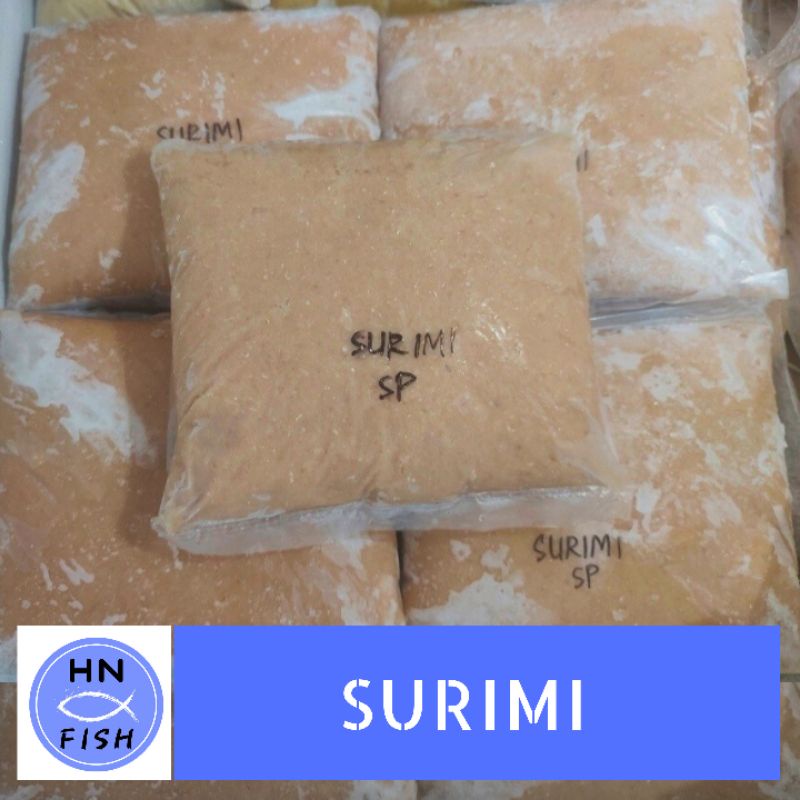 

Ikan Giling Surimi Super 1Kg / Surimi Giling Super / Daging Ikan Krisi Giling / Ikan Surimi Murah