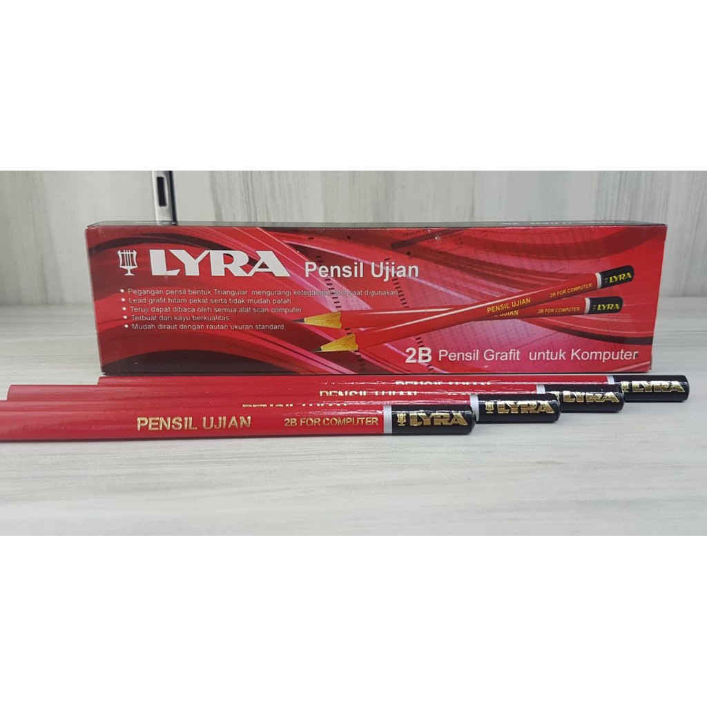 

[PCS] PENSIL UJIAN LYRA 2B*