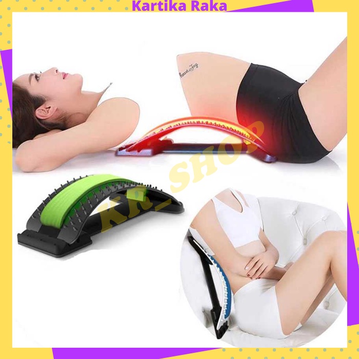 KR Orthoplus Alat Terapi Sakit Pinggang Tulang Belakang Sandaran Lumbar Spinal Support Ortho Plus